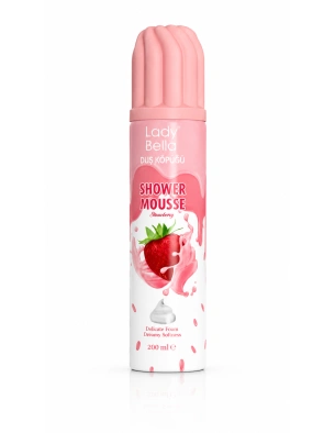 Lady Bella Shower Mousse Strawberry | Eper illatú tusfürdőhab 200 ml