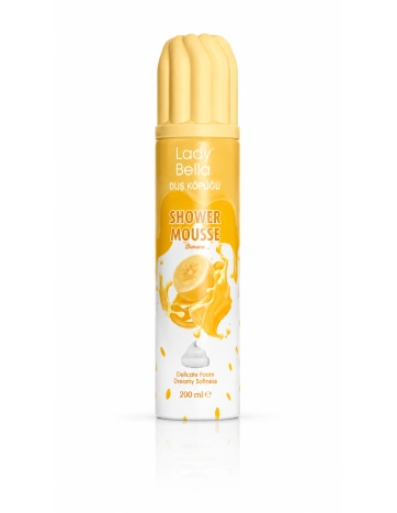 Lady Bella Shower Mousse Banana | Banán illatú tusfürdő 200 ml
