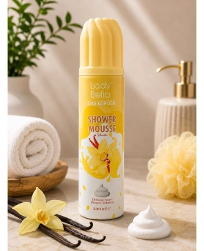Lady Bella Shower Mousse Vanilla | Vaníliás tusfürdő 200 ml