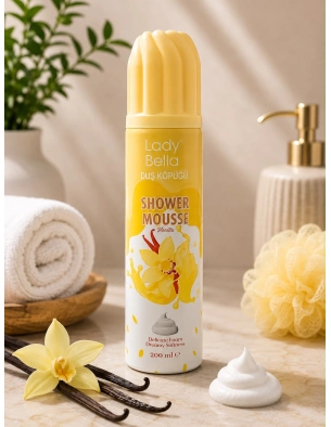 Lady Bella Shower Mousse Vanilla | Vaníliás tusfürdő 200 ml