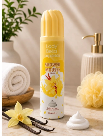 Lady Bella Shower Mousse Vanilla | Vaníliás tusfürdő 200 ml