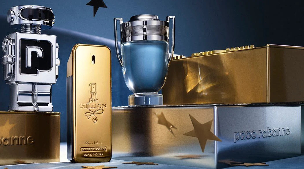 Paco Rabanne férfi illatok: 1 Million, Invictus, és Phantom