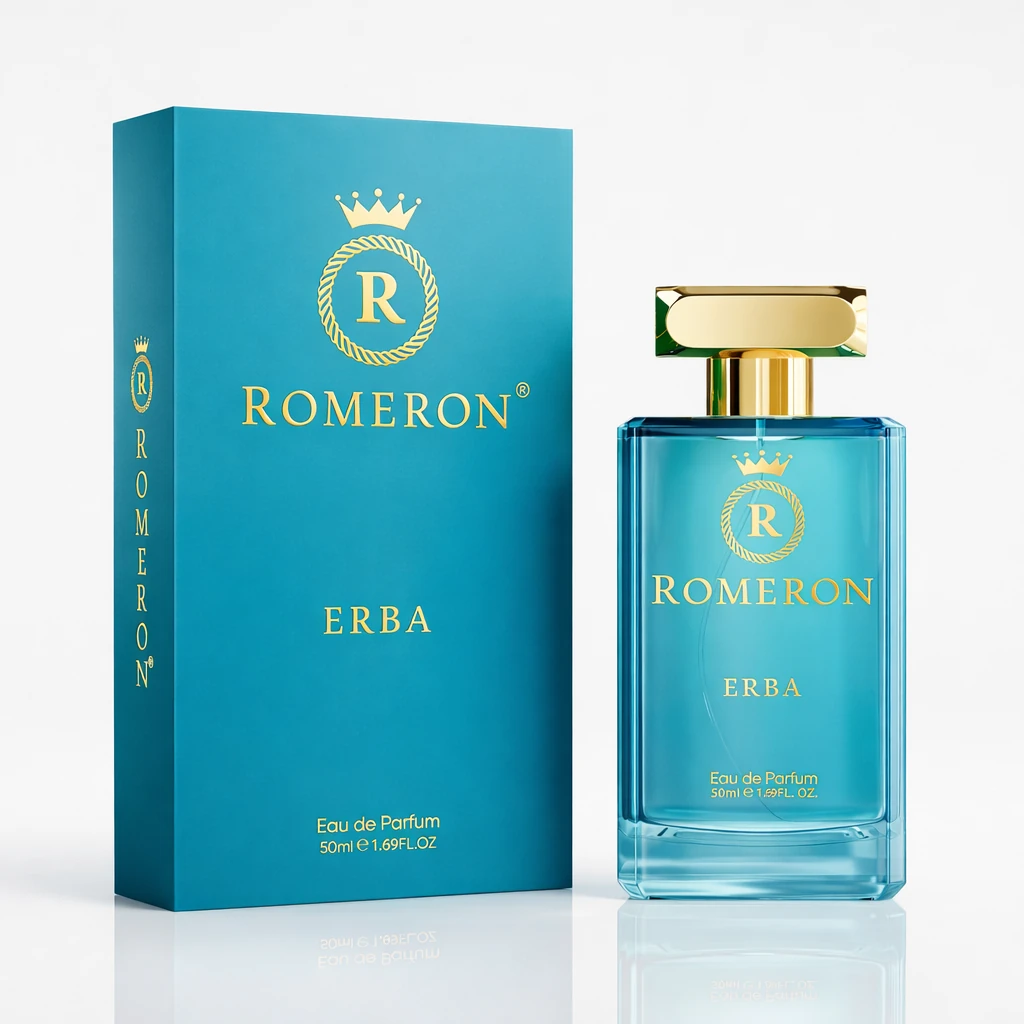 Unisex Romeron Erba parfüm türkiz dobozzal